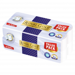 Royal Gold Elegant Toilet Roll 20 R X 220's - 3 Ply