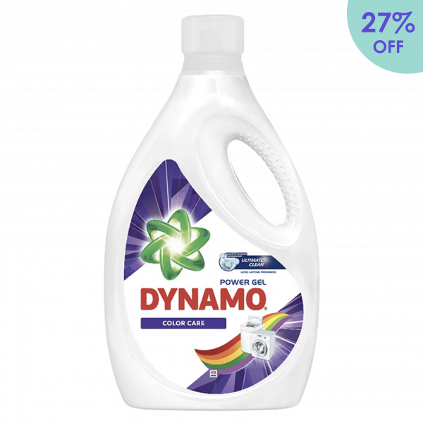 Dynamo Color Care Concentrated Power Gel Liquid Detergent 2.6L
