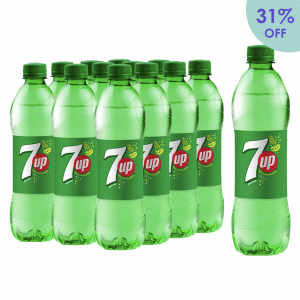 7UP Lemon & Lime Carbonated <br>Drink (24’s x 500ml)