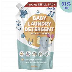 Anakku Baby Laundry Detergent <br>with Softener Refill Pack 1500ml