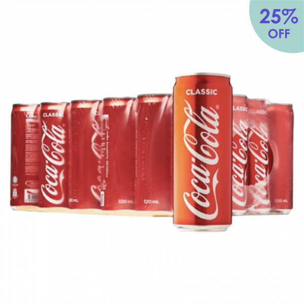 Coca-Cola Classic Can (24 x 320ml)