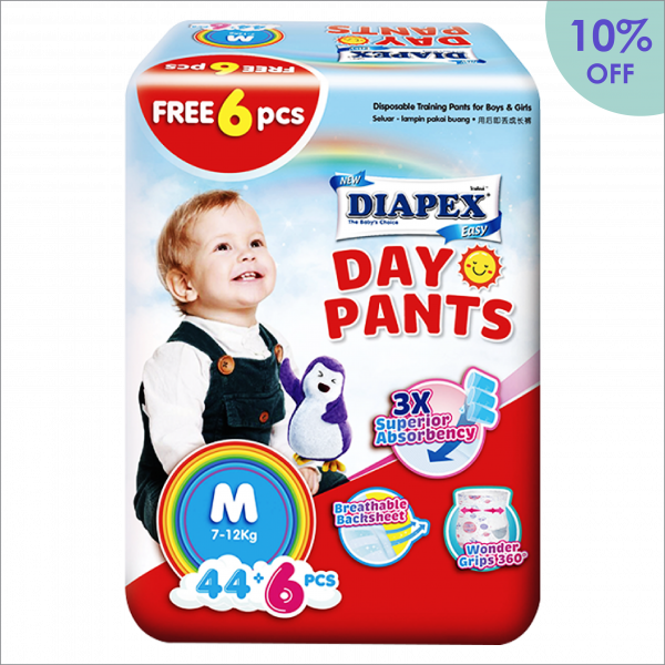 Diapex Easy Day Pants M Size <br>- (44 + 6pcs)