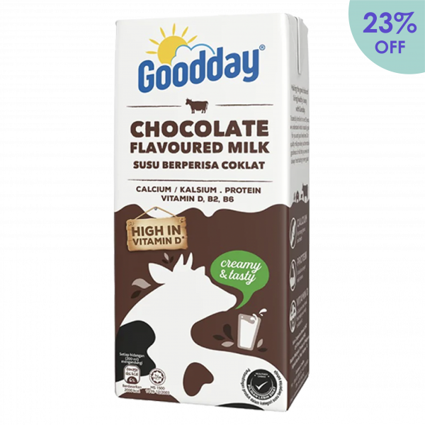 Goodday UHT Chocolate <br>Flavored Milk 1L