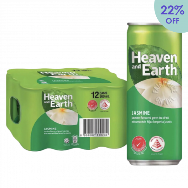 Heaven and Earth Jasmine <br>Green Tea (12 x 300ml)