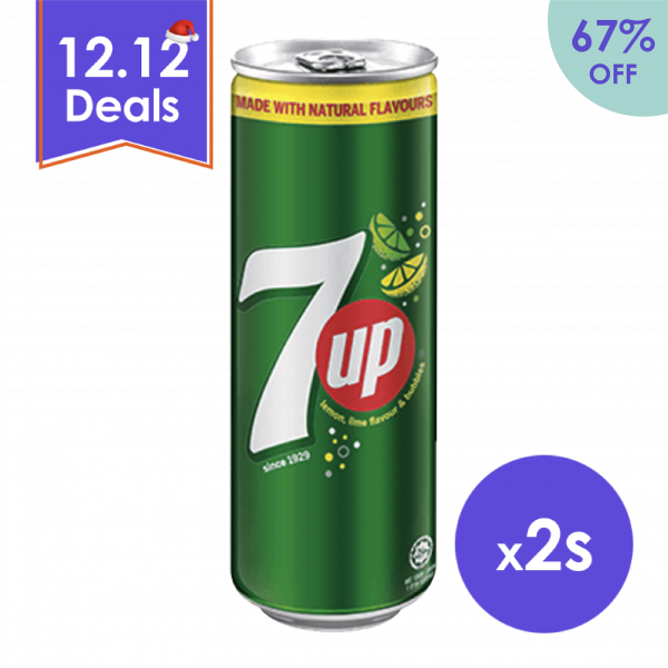 7UP Lemon & Lime<br> Carbonated Drink 320ml