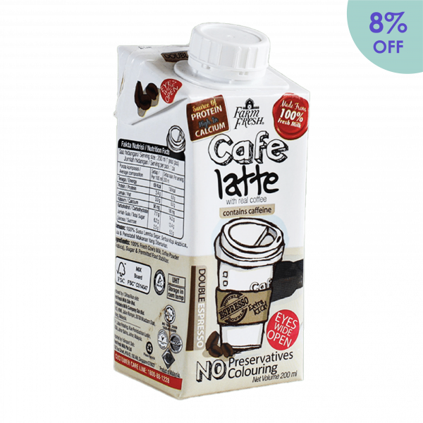 Farm Fresh UHT <br>Café Latte 200ml