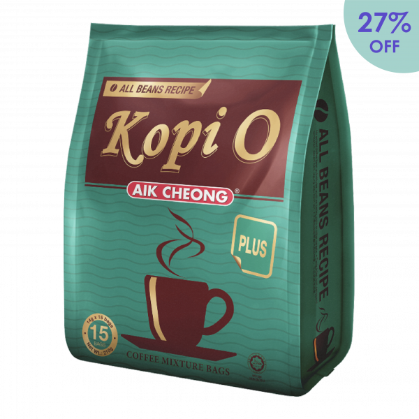 Aik Cheong Kopi-O Coffee Mixture Bags 210g (15's x 14g) - Plus