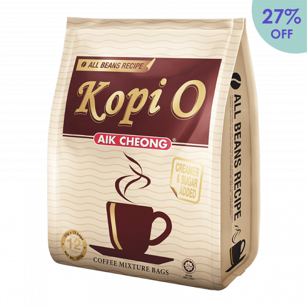 Aik Cheong Kopi-O Coffee Mixture Bags 300g (12's x 25g) - Creamer & Sugar Added