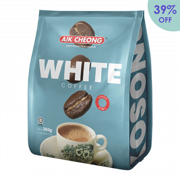 Aik Cheong White Coffee 360g <br>(12's x 30g) – Kosong 2 In 1