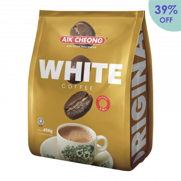 Aik Cheong White Coffee 456g <br>(12's x 38g) – Original 3 In 1