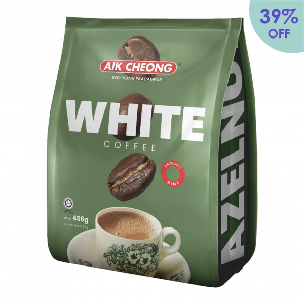 Aik Cheong White Coffee 456g <br>(12's x 38g) - Hazelnut 4 In 1