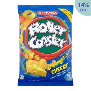 JACK'n JILL Roller Coaster <br>Potato Rings 60g - Cheese