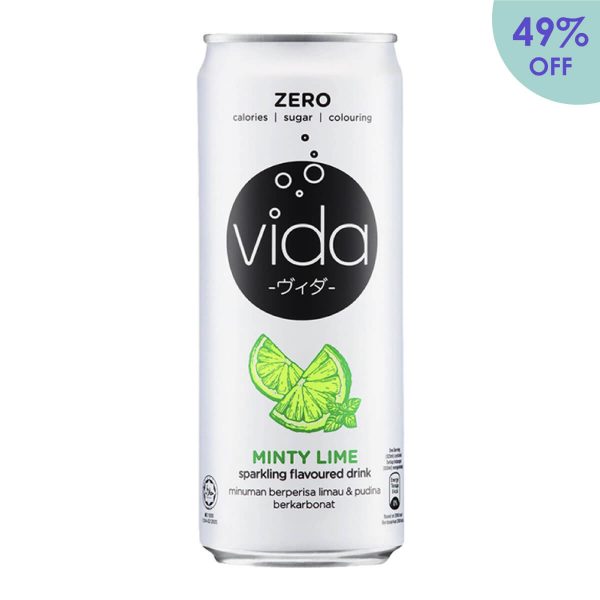 Vida ZERO Minty Lime <br>Sparkling Drink 325ml