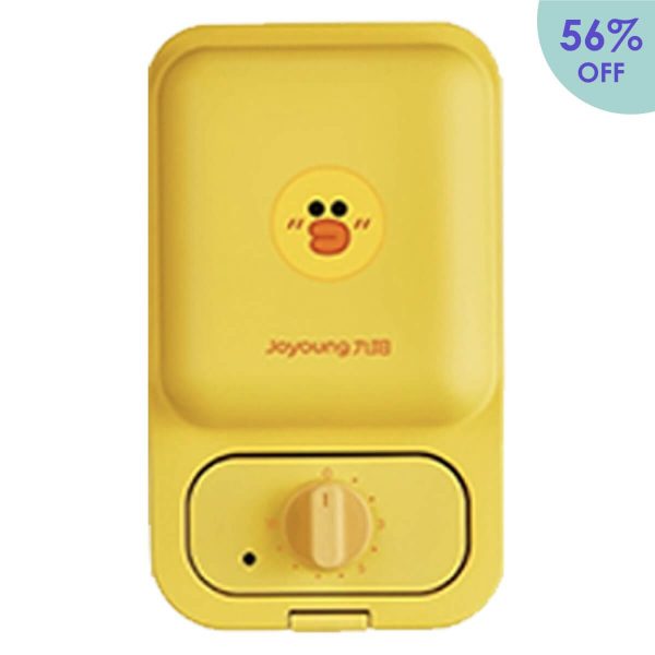 Joyoung Sandwich Maker/Waffle Oven with Timer (Line Friends)